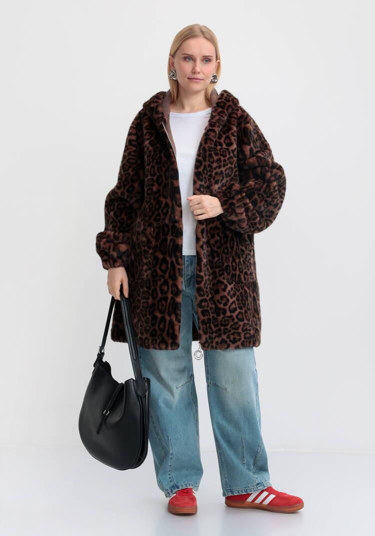 Шуба Нежность леопарда шир.  750, рис. 2