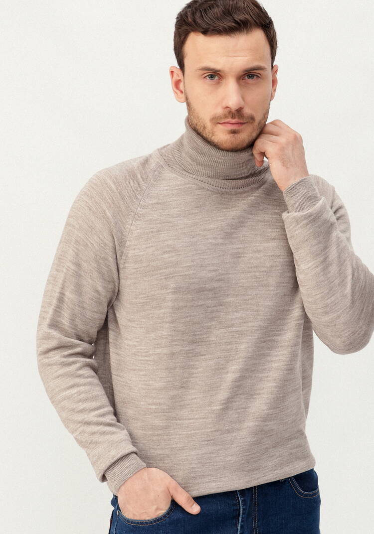 Джемпер вязаный с высокой горловиной шир.  750, рис. 22