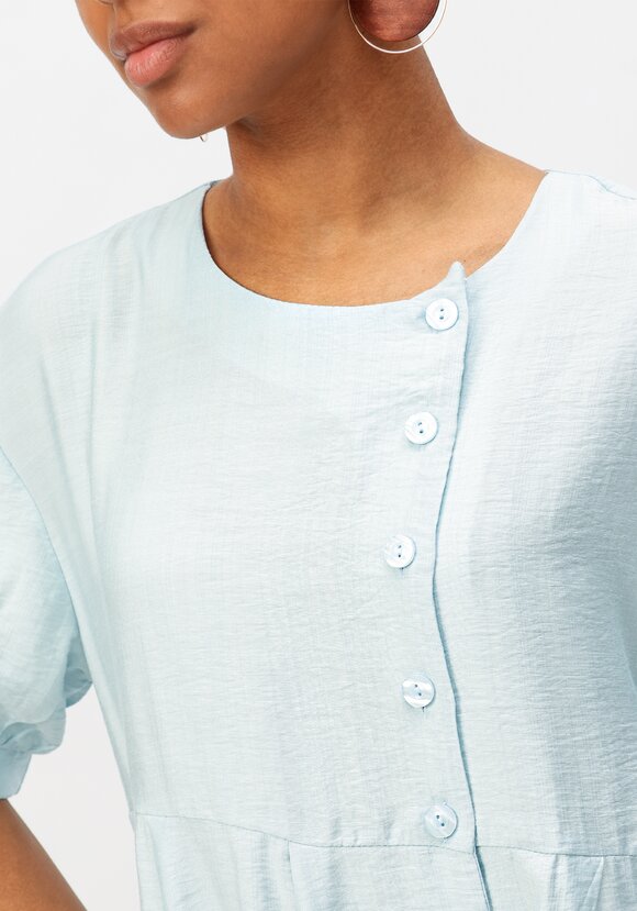 Блуза свободная с декоративными завязками шир.  580, рис. 21