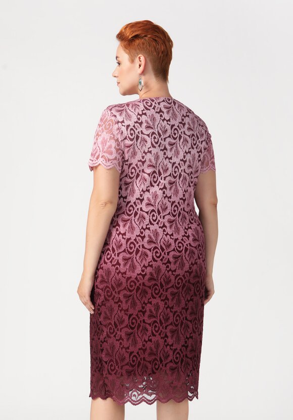 Платье из кружевного полотна Ванда шир.  580, рис. 15