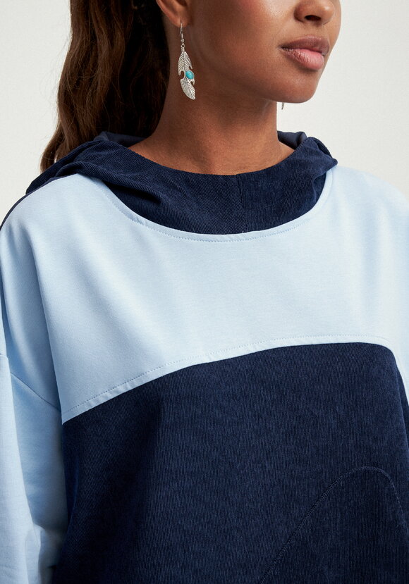 Худи оверсайз комбинированное шир.  580, рис. 14