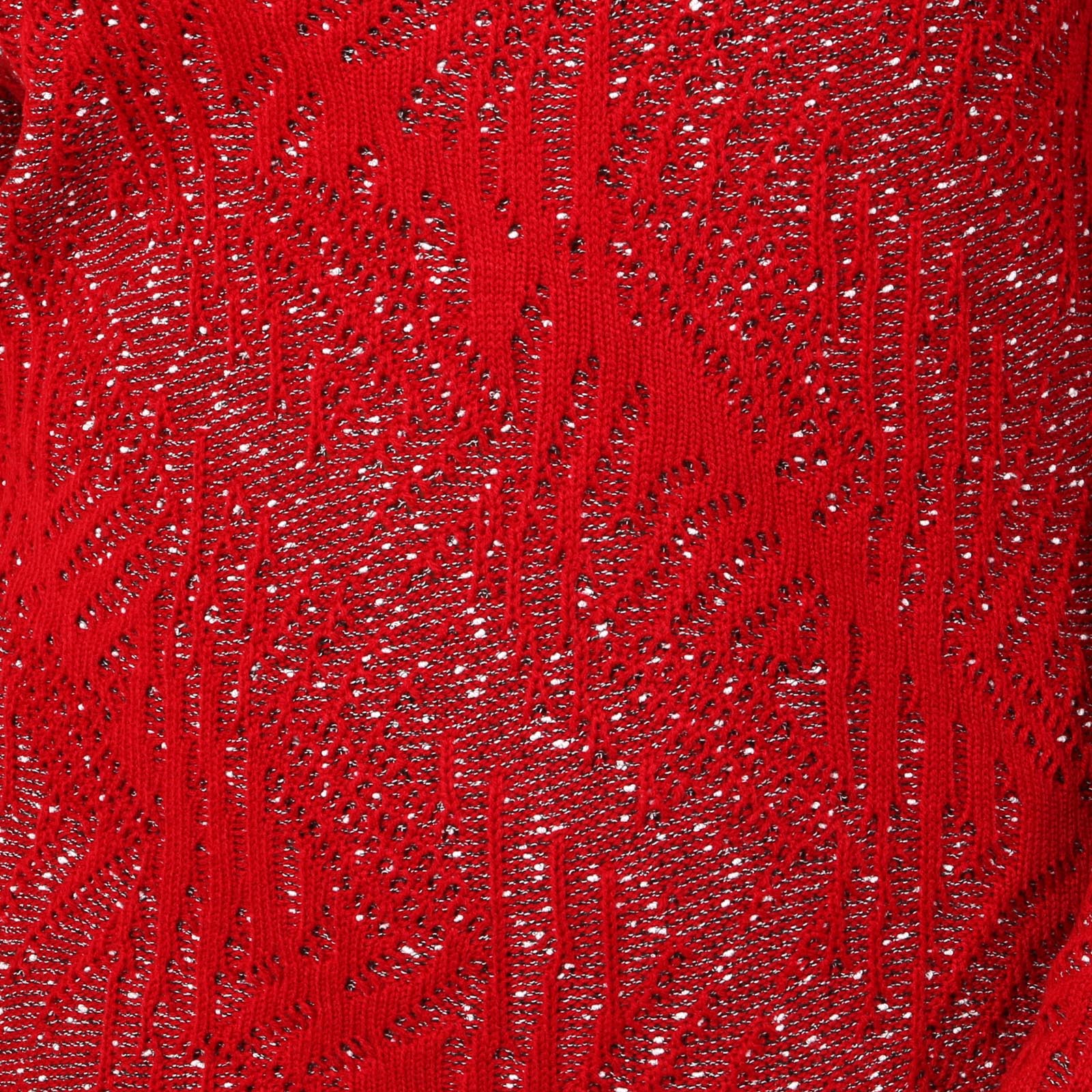 Платье-миди с круглым вырезом VeraVo, цвет красный, размер 60 - фото 9