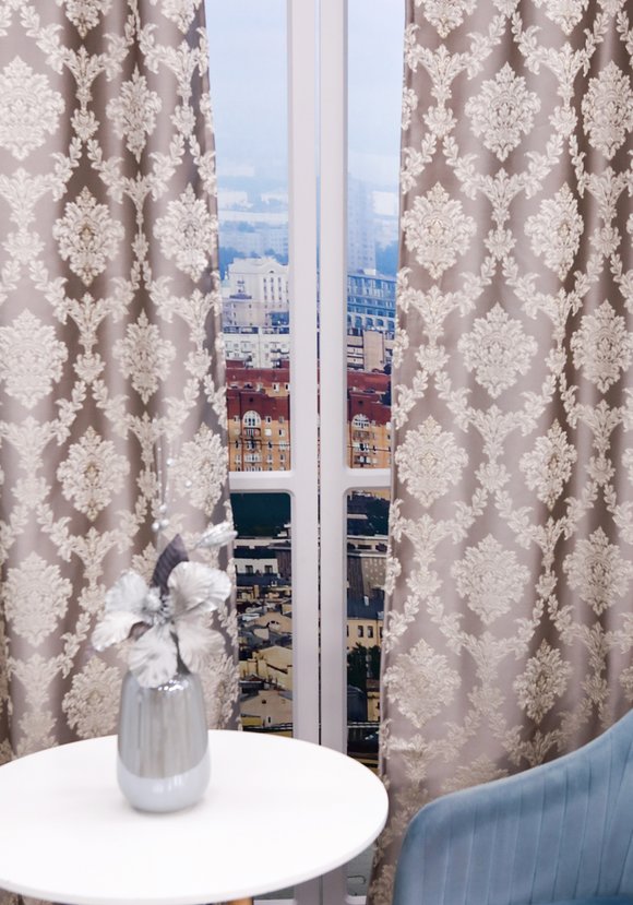 Портьеры с жаккардовым рисунком Верона шир.  580, рис. 2