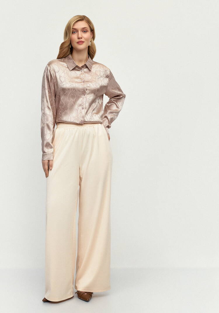 Брюки широкие трикотажные шир.  750, рис. 16