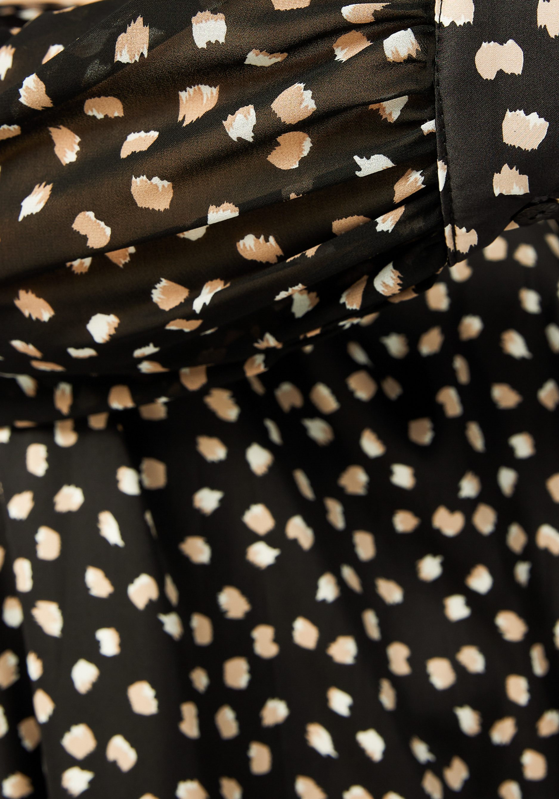 Блуза с принтом и шифоновыми рукавами G.Grosso, цвет черный, размер 60-62 - фото 8