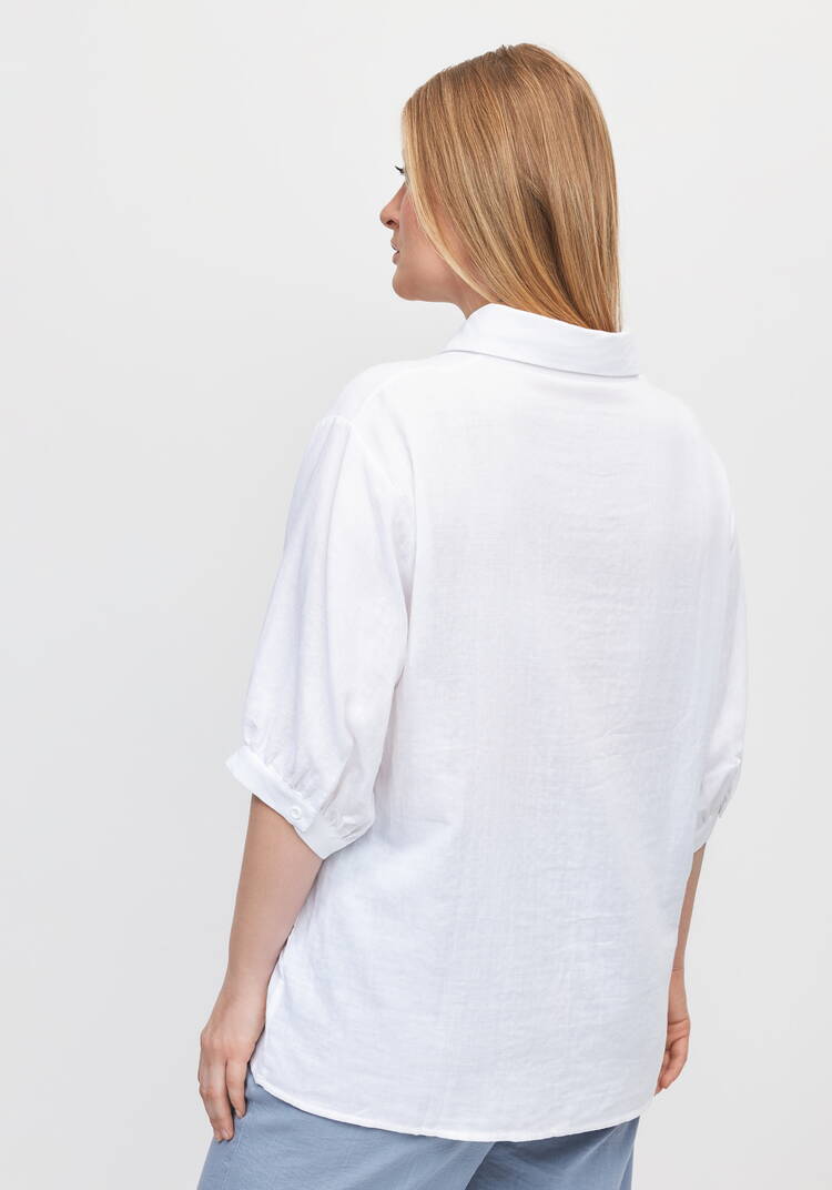 Блуза с принтом Гармония природы шир.  750, рис. 3