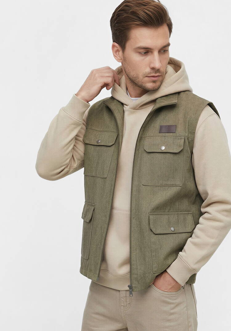 Жилет из искусственной замши Ральф шир.  750, рис. 1