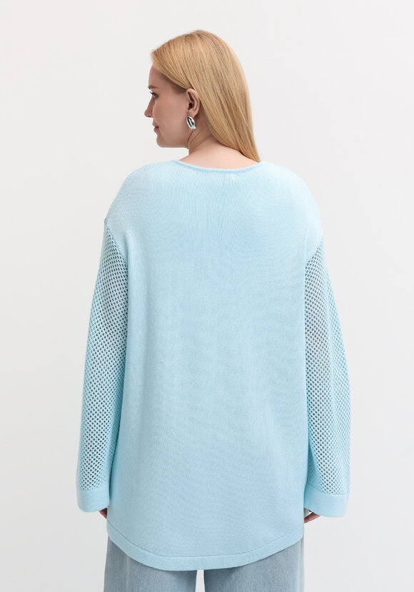 Кардиган оригинальной вязки прямого кроя шир.  580, рис. 3