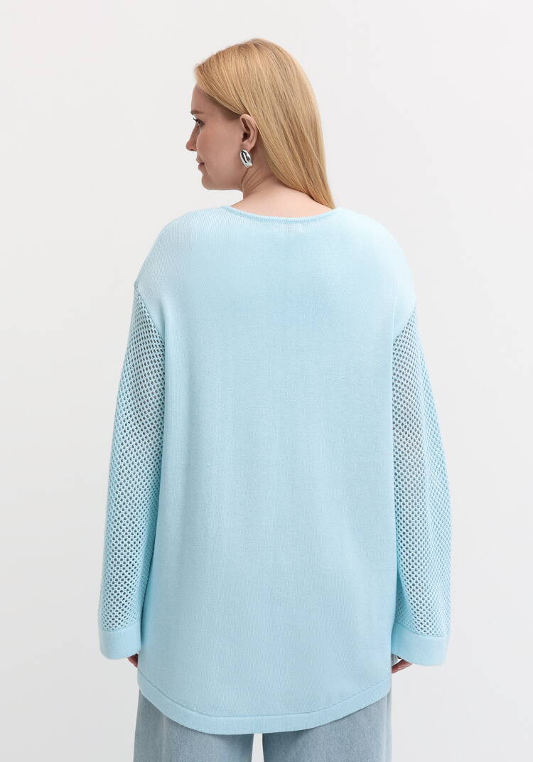 Кардиган оригинальной вязки прямого кроя шир.  750, рис. 3