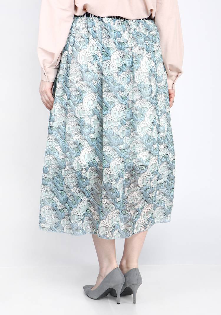 Юбка-миди со сборкой шир.  750, рис. 6