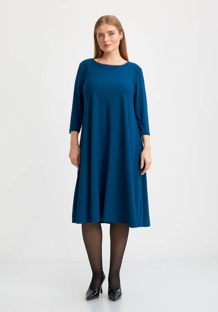 Платье с тесьмой из страз шир.  750, рис. 9