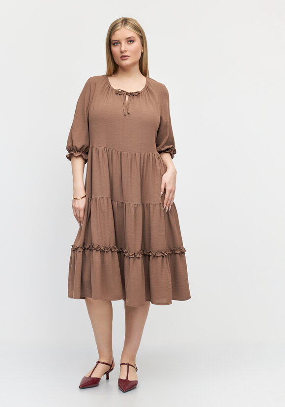 Платье однотонное Кристи шир.  580, рис. 7