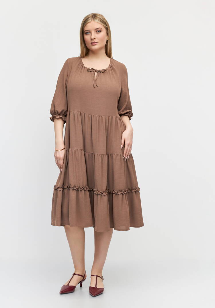 Платье однотонное Кристи шир.  750, рис. 7