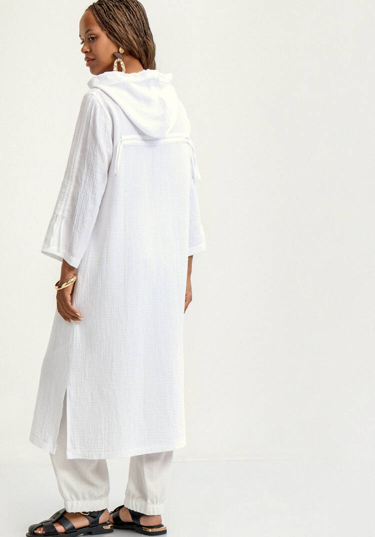 Пыльник с капюшоном свободного силуэта шир.  750, рис. 12