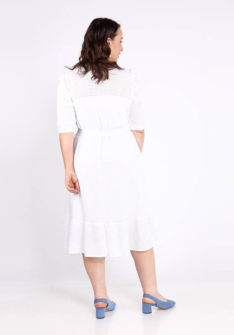 Платье ажурное с воланом по низу шир.  750, рис. 6