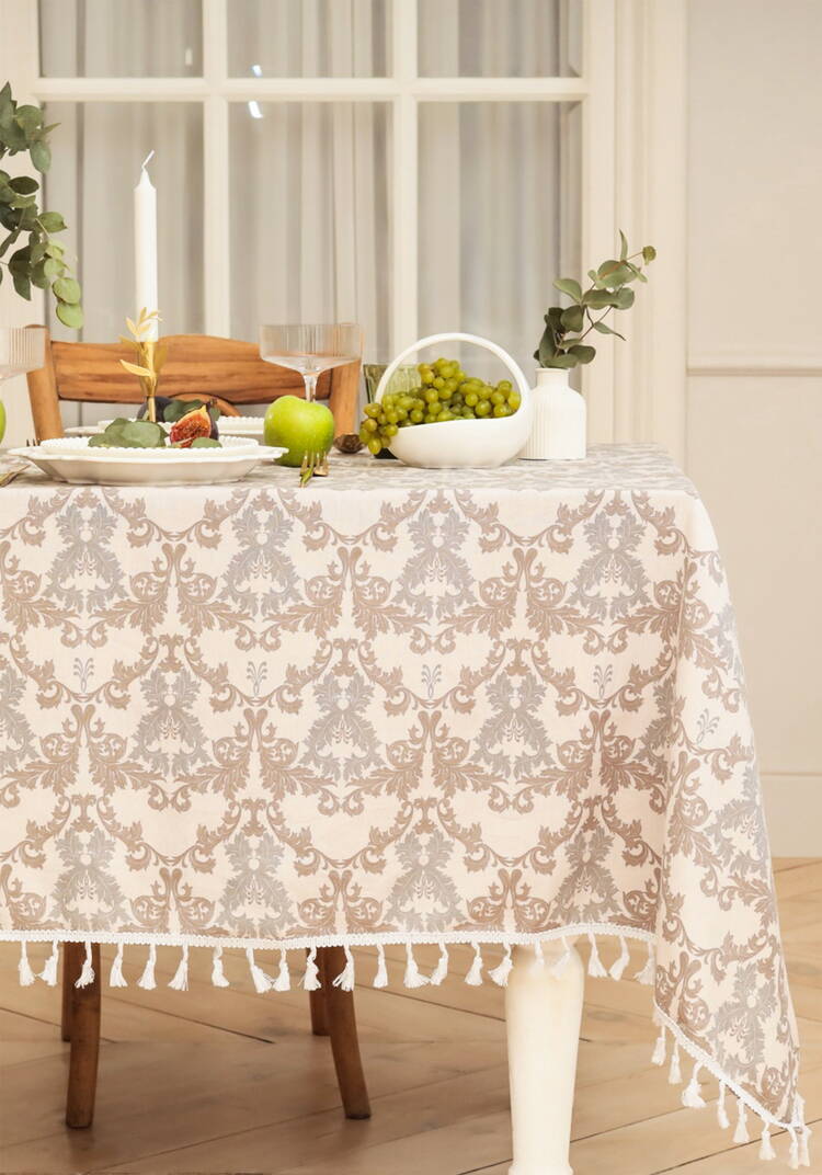 Скатерть с бахромой Классика шир.  750, рис. 2