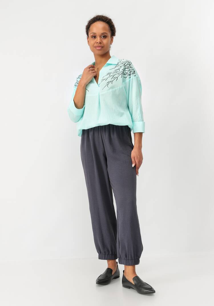 Брюки комфортные свободного кроя шир.  750, рис. 14