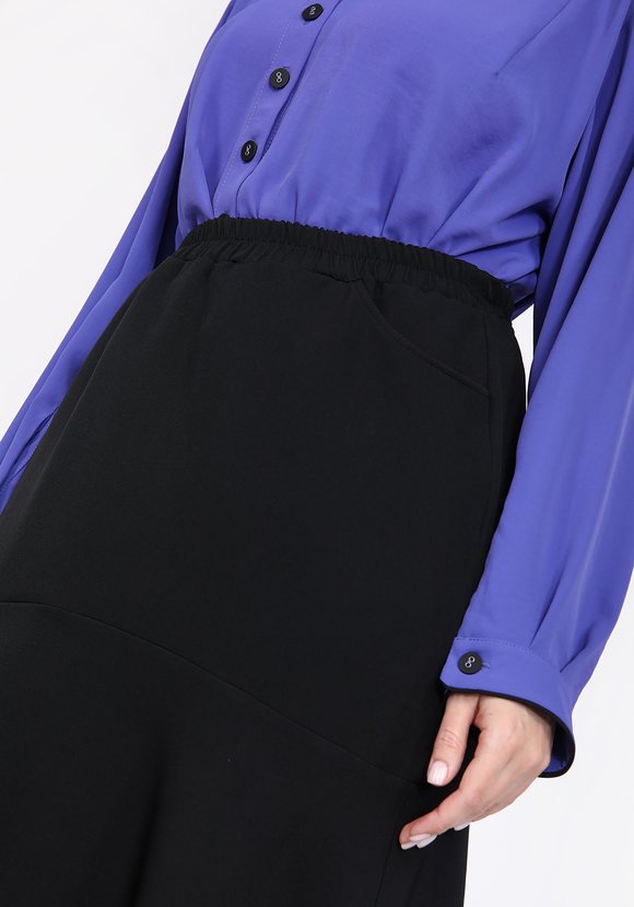 Юбка миди расклешенная к низу шир.  580, рис. 9