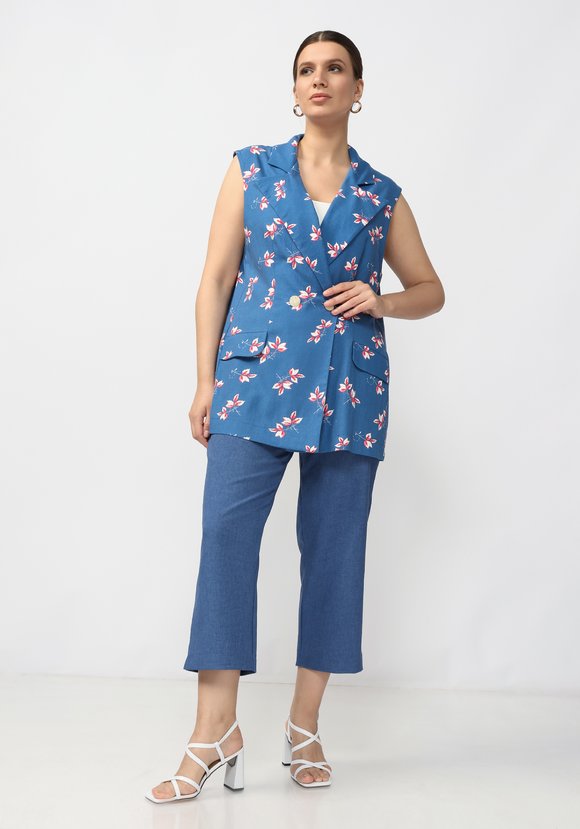 Жилет двубортный Полет шир.  580, рис. 6