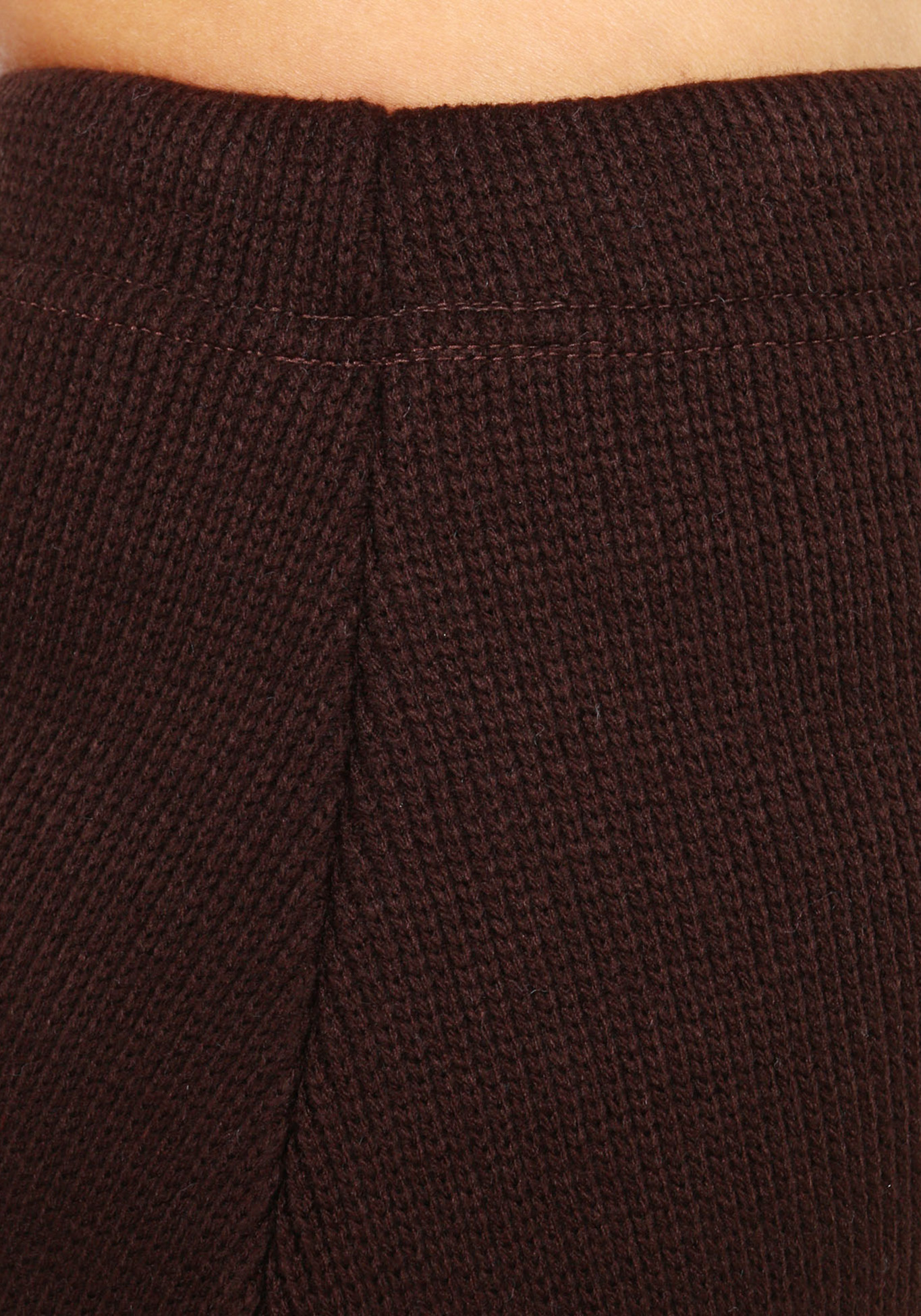 Юбка на резинке вязаная VeraVo, размер 44, цвет коричневый - фото 8