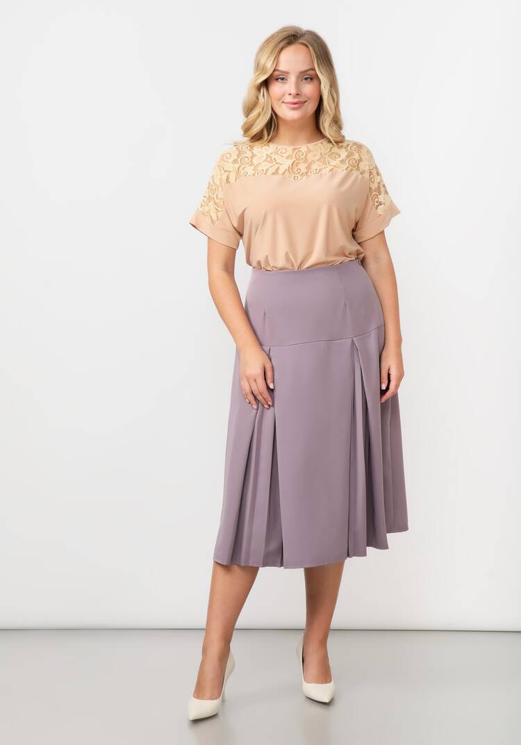 Блуза   с  кружевом шир.  750, рис. 11