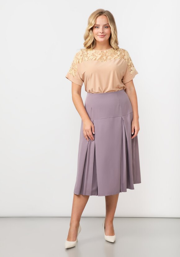 Блуза   с  кружевом шир.  580, рис. 11