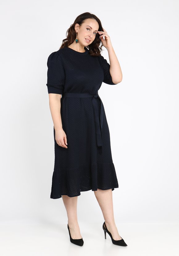 Платье ажурное с воланом по низу шир.  580, рис. 11