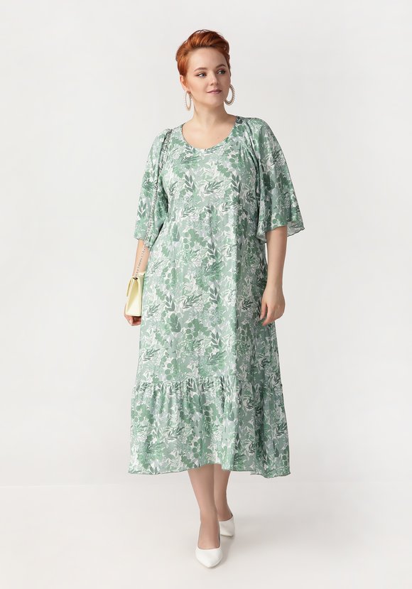 Платье Скромная улыбка шир.  580, рис. 3