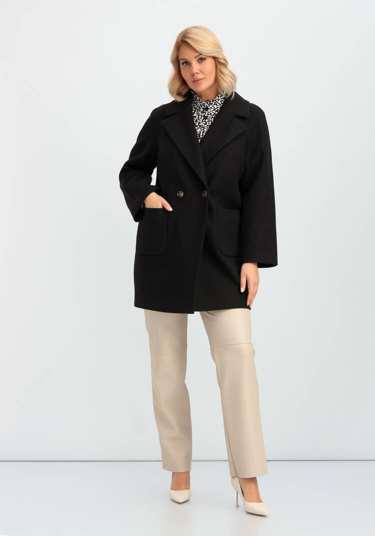 Пальто на подкладе однобортное шир.  750, рис. 25