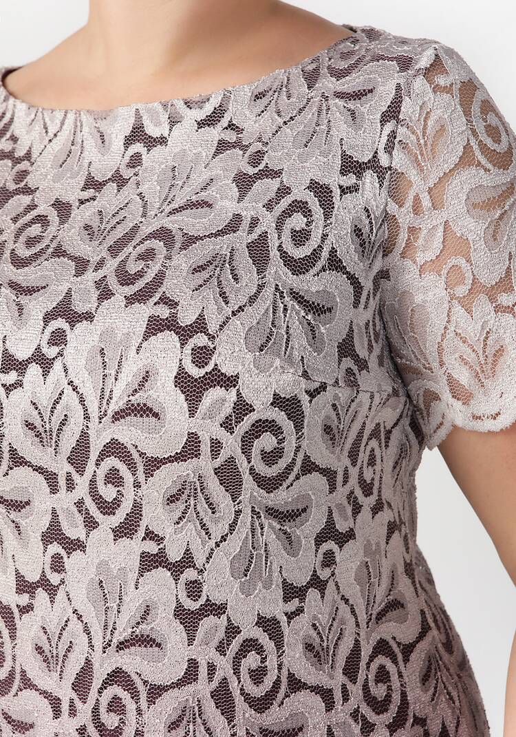 Платье из кружевного полотна Ванда шир.  750, рис. 12