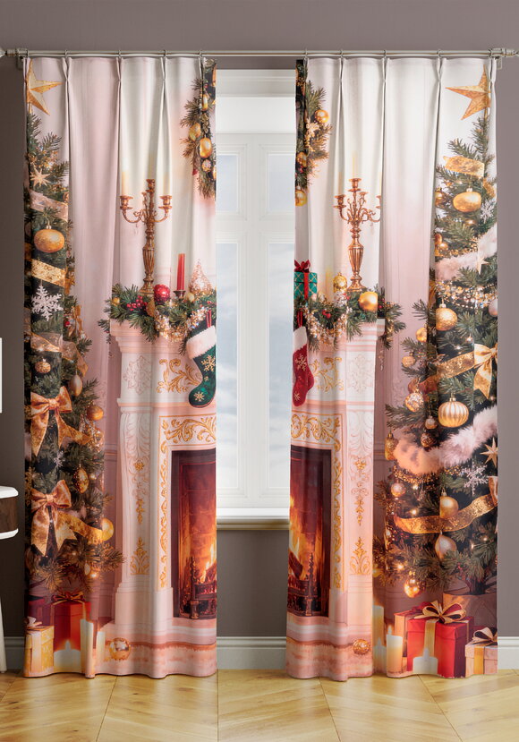 Портьеры Зимняя сказка шир.  580, рис. 2