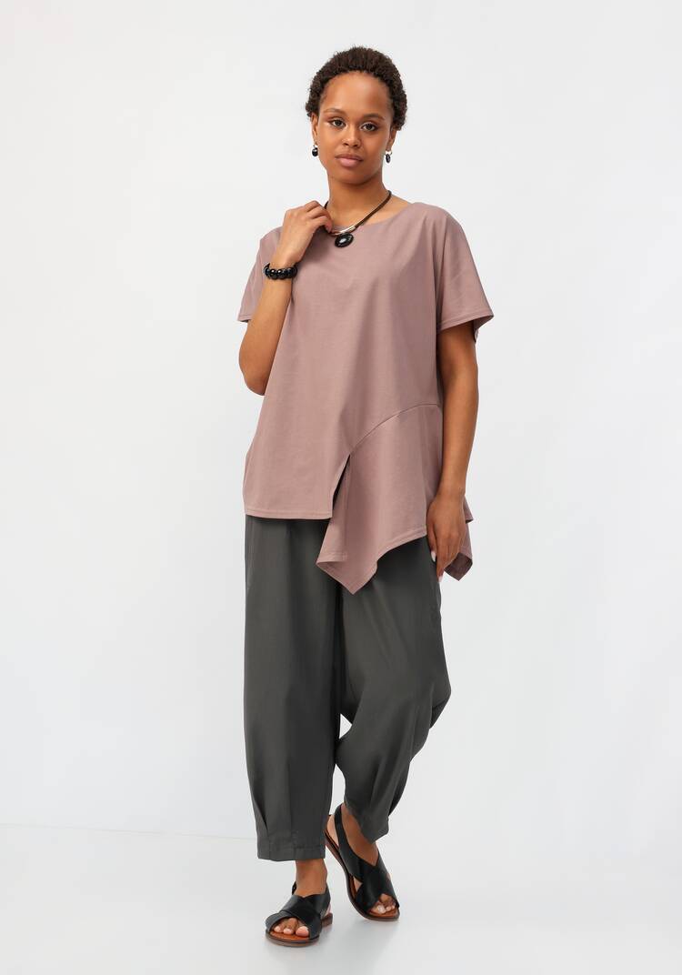 Блуза с асимметричным кроем шир.  750, рис. 10