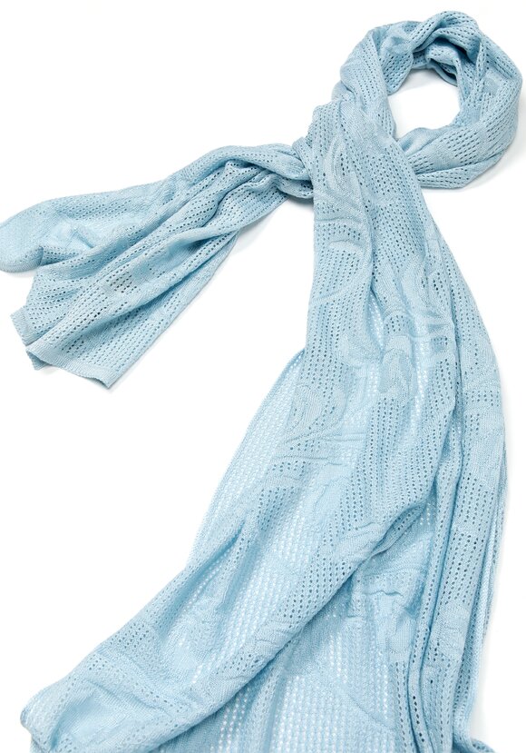 Палантин ажурный из натуральной шерсти шир.  580, рис. 27