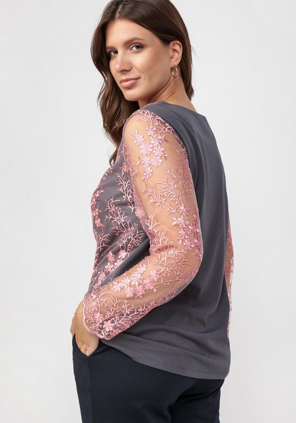 Блуза с рукавом 7/8 шир.  580, рис. 7