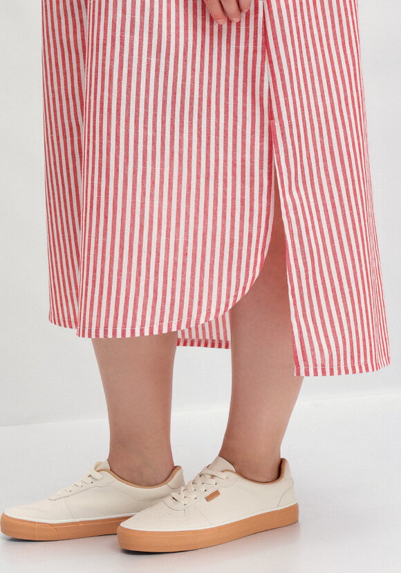 Платье-рубашка в полоску прямого силуэта шир.  580, рис. 7