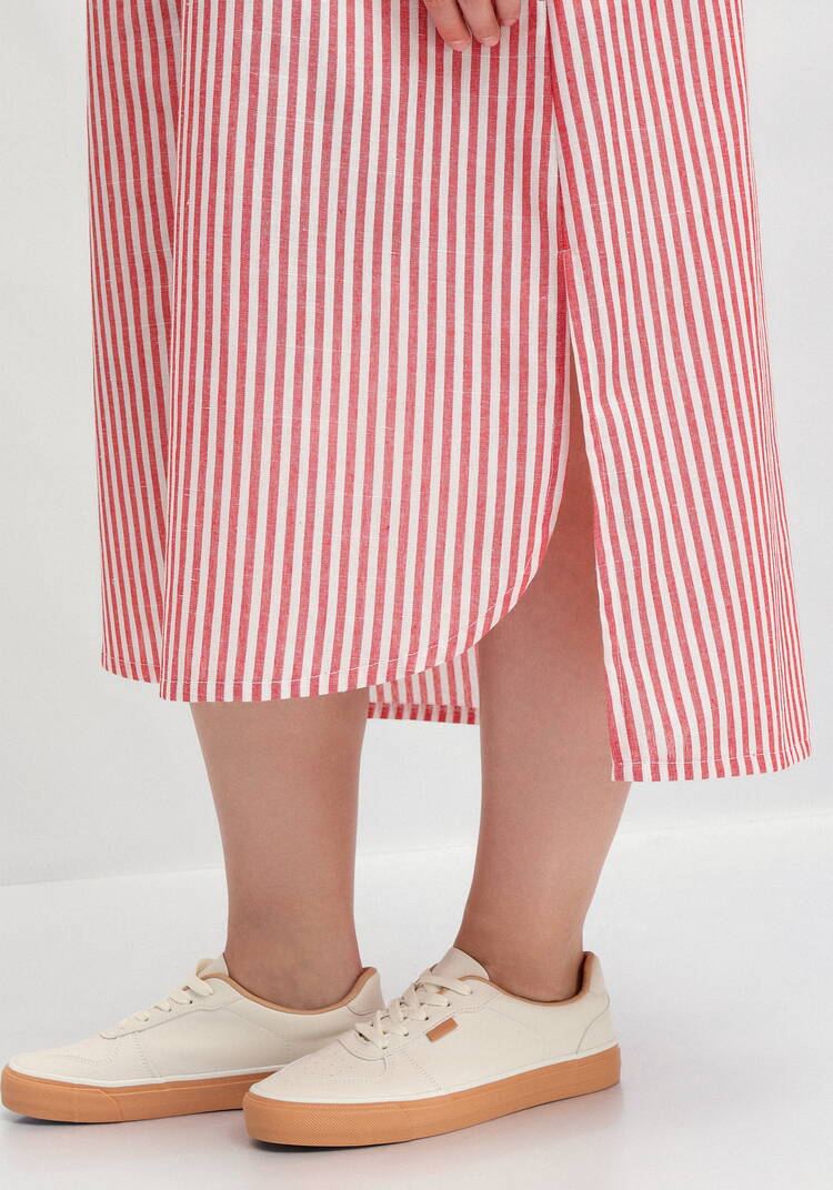 Платье-рубашка в полоску прямого силуэта шир.  750, рис. 7