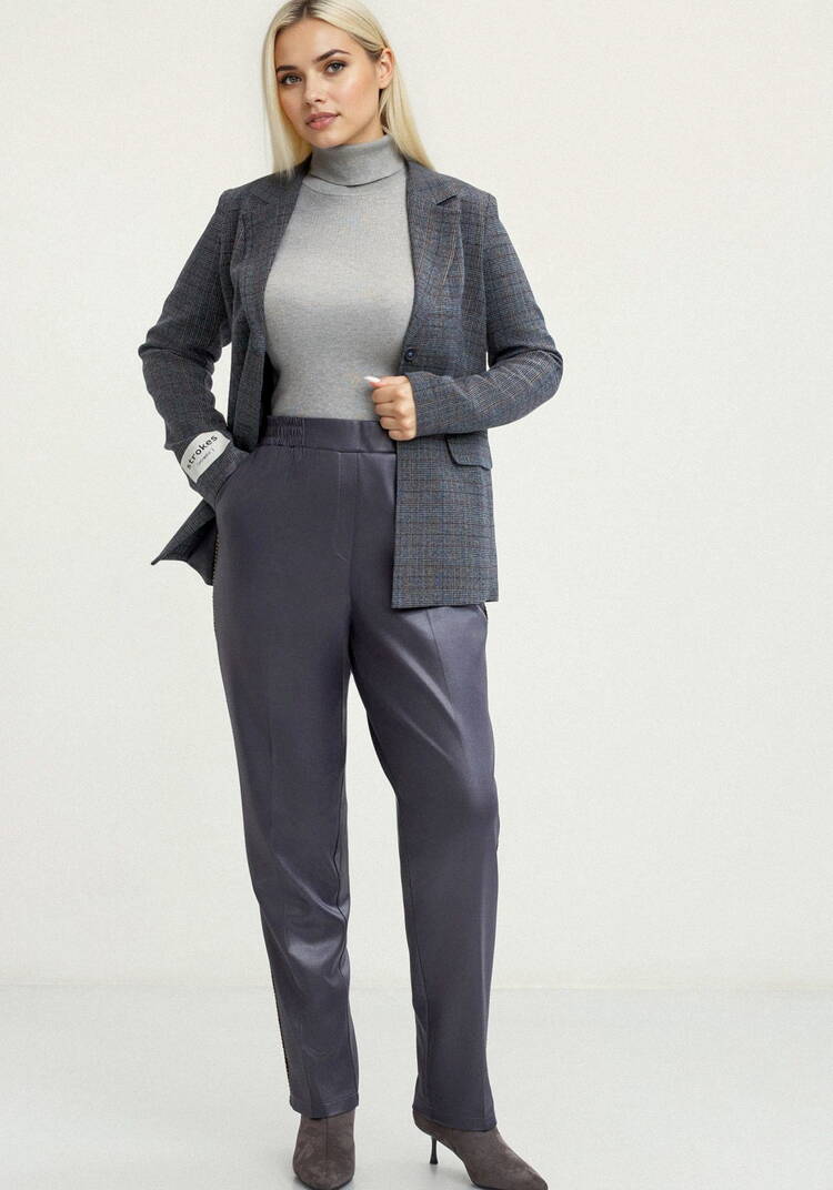 Брюки прямые с кантами по бокам шир.  750, рис. 14