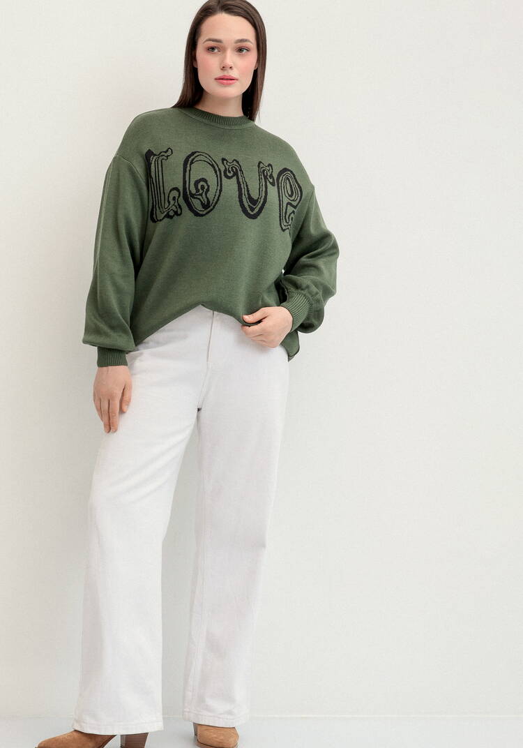 Джемпер с жаккардовой надписью шир.  750, рис. 15