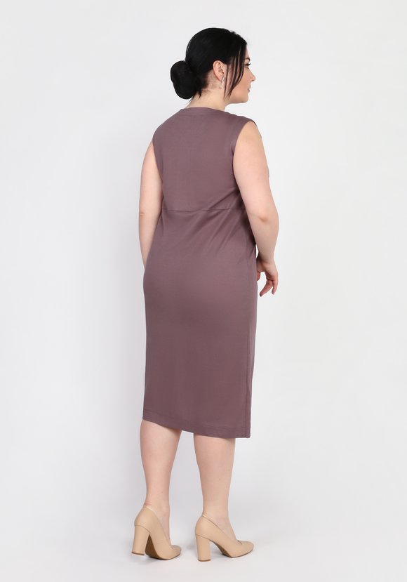 Сарафан прямой с декоративными пуговицами шир.  580, рис. 3