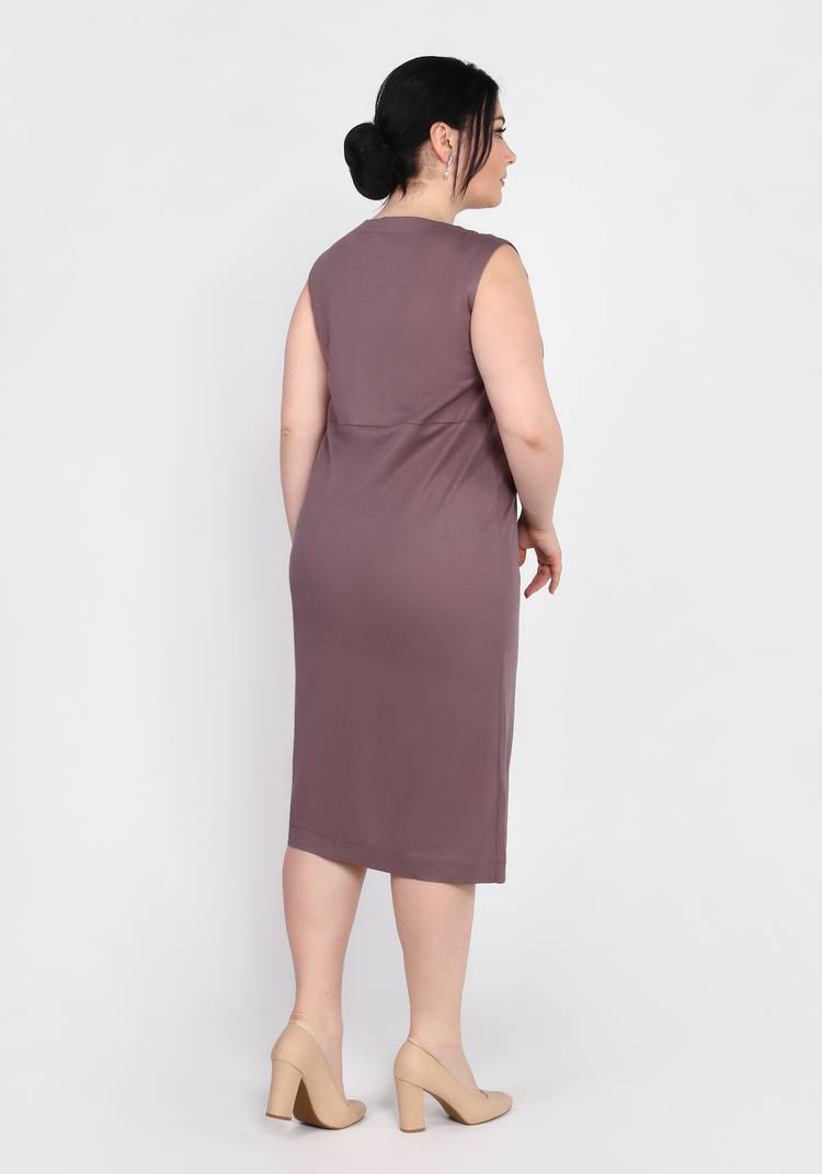 Сарафан прямой с декоративными пуговицами шир.  750, рис. 3