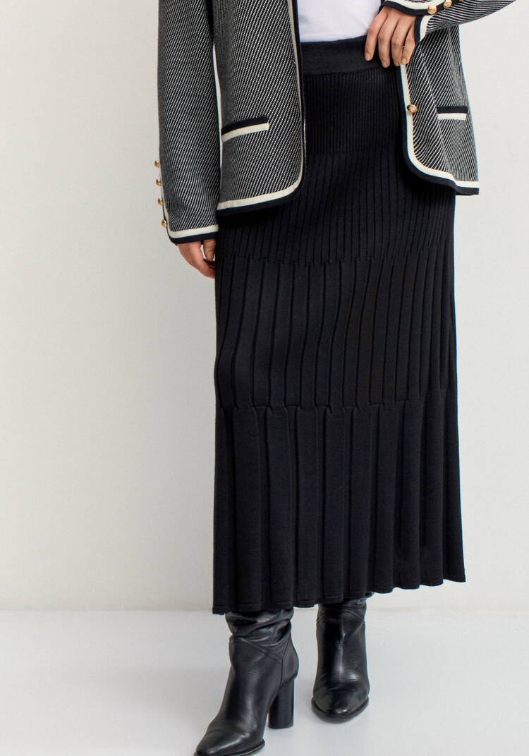 Юбка с фигурными складками шир.  750, рис. 14