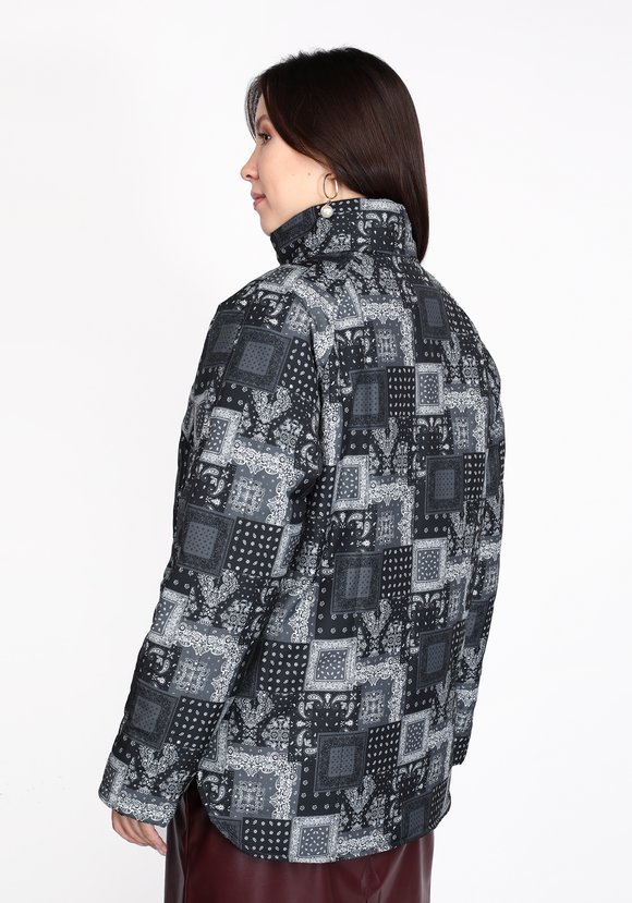 Куртка Оригинальный принт шир.  580, рис. 7