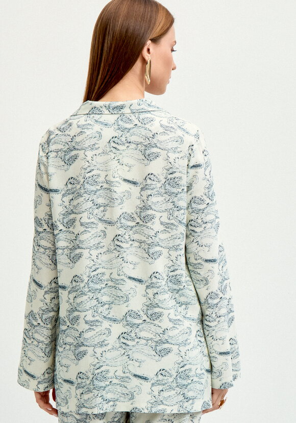 Рубашка с длинным рукавом изо льна шир.  580, рис. 11