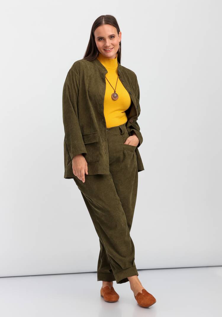 Брюки-бананы с манжетами по низу шир.  750, рис. 15