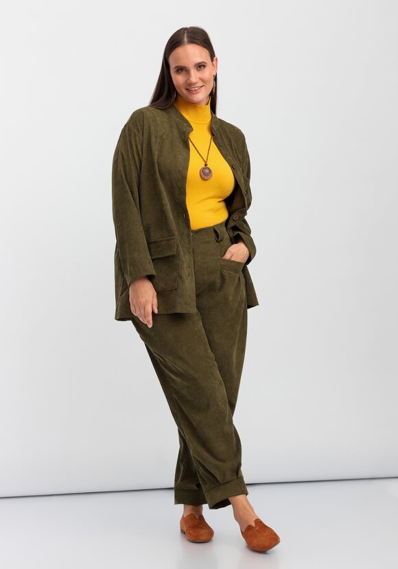 Брюки-бананы с манжетами по низу шир.  580, рис. 15