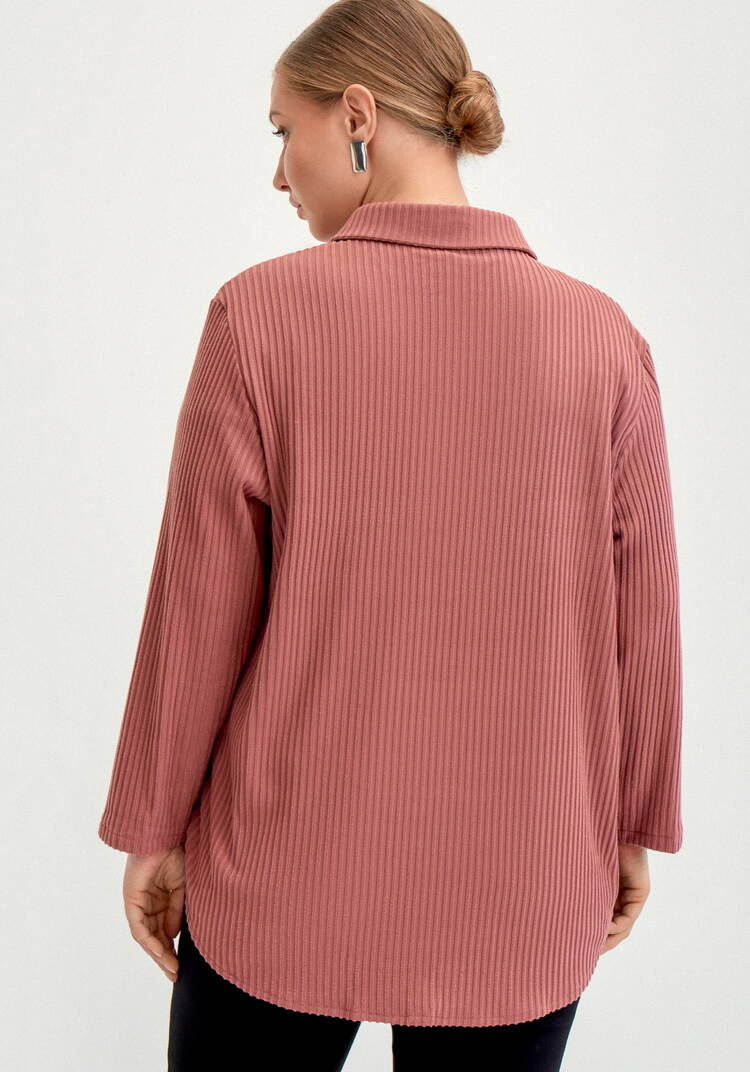 Рубашка из крупного вельвета шир.  750, рис. 11