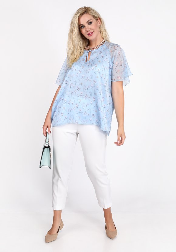 Блуза Искрометный взгляд шир.  580, рис. 10