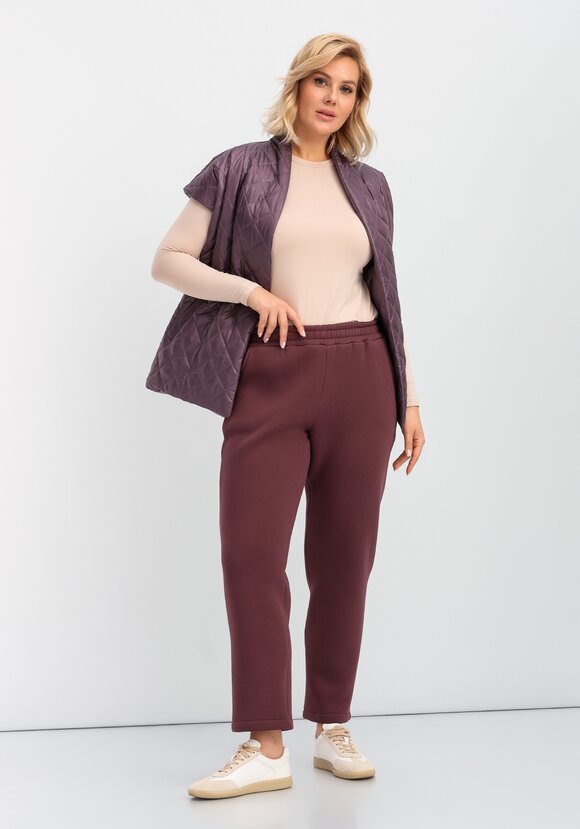 Брюки прямые утеплённые шир.  580, рис. 7