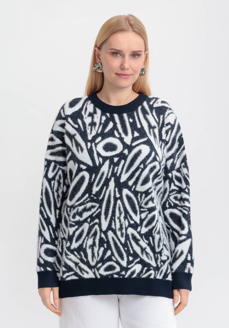 Свитер Теплый вечер шир.  750, рис. 4