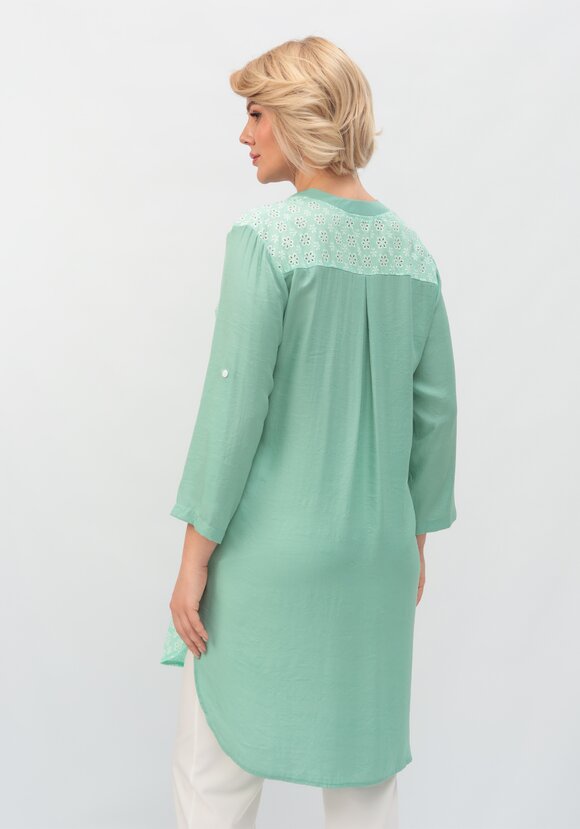 Рубашка удлиненная из хлопка шир.  580, рис. 20